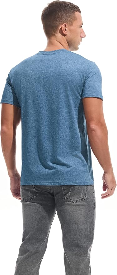 VEIISAR Premium V Neck T Shirts for Men - Modern Fitted Tees Vneck Undershirts-StrideForce Fitness