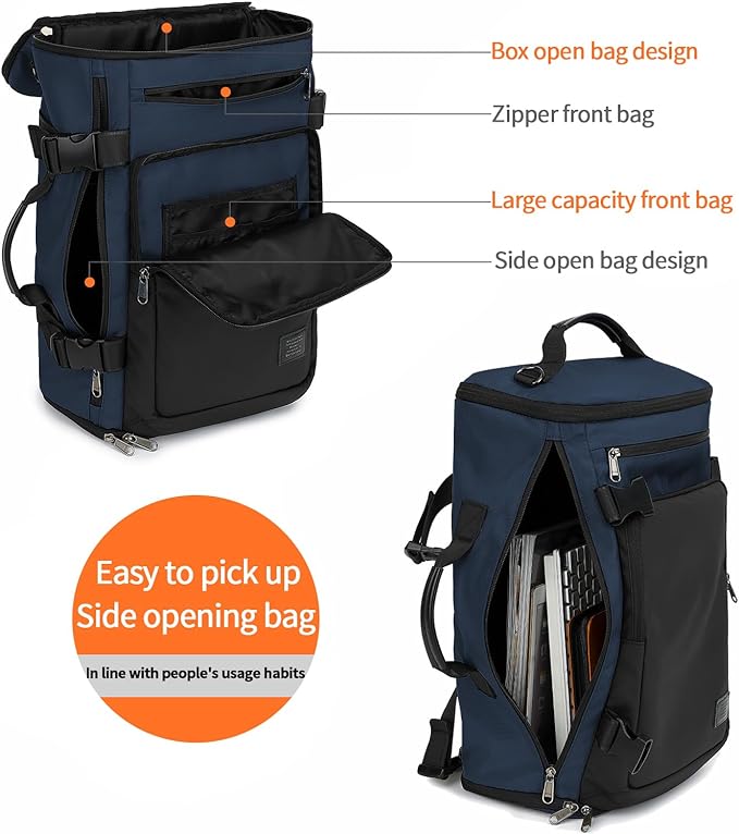 Kalesi Gym Duffle Bag Backpack 4-Way Waterproof with Shoes Compartment for travel Sport Hiking laptop-StrideForce Fitness