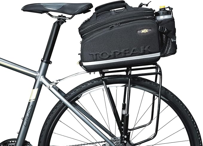 Topeak MTX TrunkBag - Rear Bicycle Bag - Spacious Storage and Easy Mounting-StrideForce Fitness