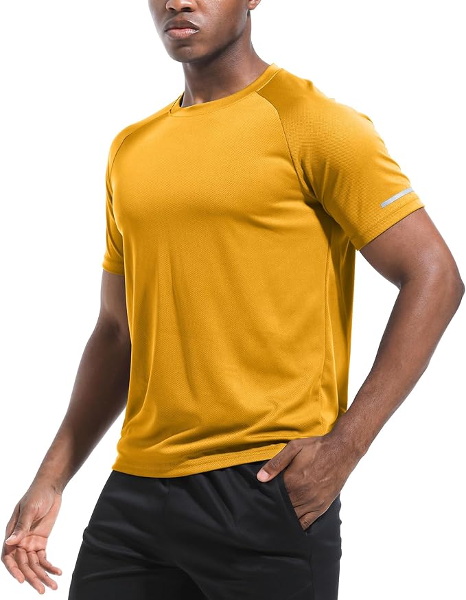 Boyzn 1, 3, 5 or 7 Pack Men's Workout Running Shirts, Dry Fit Moisture Wicking T-Shirt, Gym Athletic Short Sleeve Tee Shirts-StrideForce Fitness