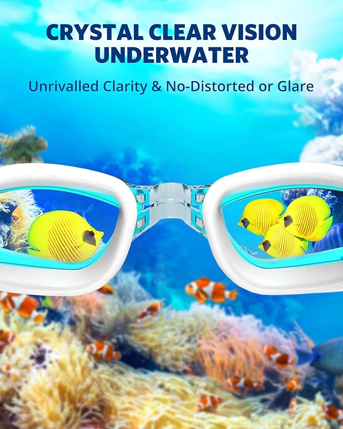 Aegend Swim Goggles, Swimming Goggles No Leaking Full Protection Adult Men Women Youth-StrideForce Fitness