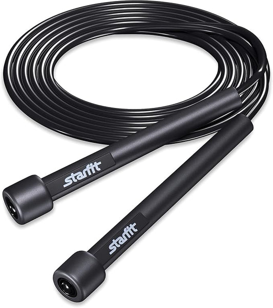 STARFIT Lightweight Jump Rope for Fitness and Exercise, Adjustable Jump Ropes with Plastic Handles, Cardio and Endurance Training, Jumping Rope for Workout-StrideForce Fitness