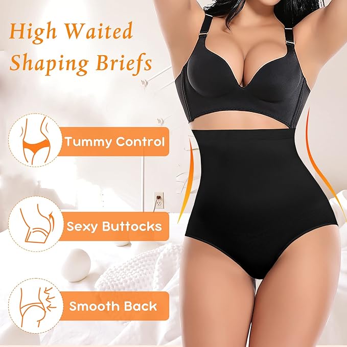Tummy Control Shapewear Panties for Women High Waisted Body Shaper Slimming Shapewear Underwear Girdle Panty-StrideForce Fitness