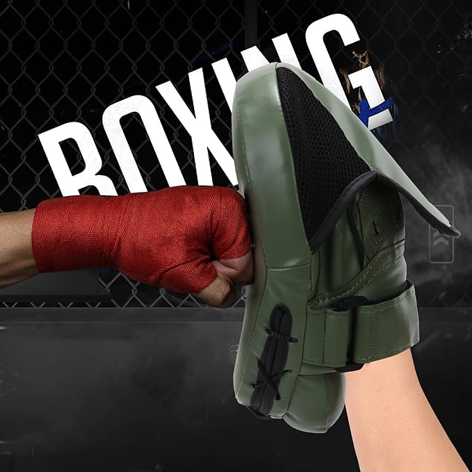 Valleycomfy Boxing Punching Mitts,Boxing Pads Mitts for Men,Ideal for Boxing Training,Kickboxing,Martial Arts-StrideForce Fitness