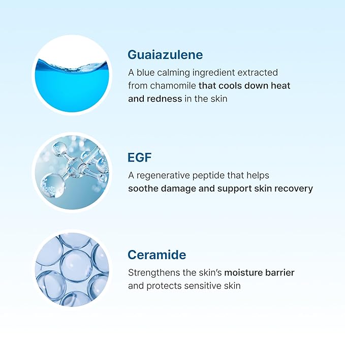 DearKlairs Midnight Blue Calming Cream – Soothing Face Moisturizer for Oily & Sensitive Skin, Redness Relief & Hydrating, Lightweight Texture, 2 Fl Oz-StrideForce Fitness