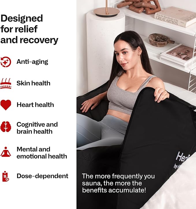 HeatPod Infrared Sauna Blanket for Well-Being and Detox - Relax Your Body & Mind - Personal Sauna, Portable Sauna for Home-StrideForce Fitness