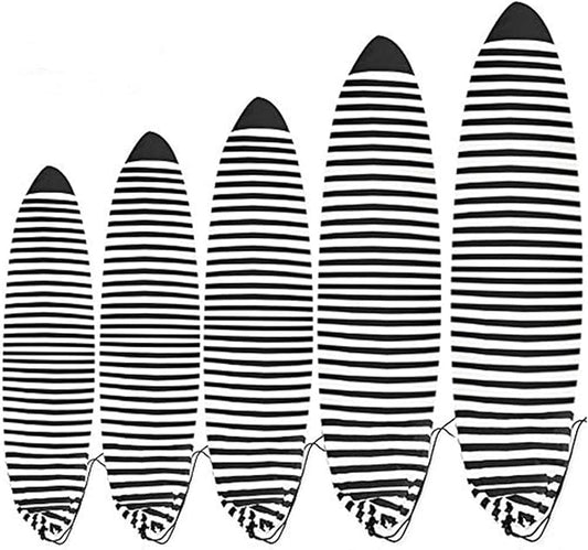 UCEDER Surfboard Sock Cover,Lightweight Stretch Board Bag for Sun Protection,Foldable Surfboard Sock Sleeve Perfect for Travel and Transportation-StrideForce Fitness