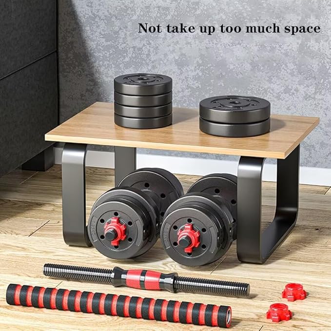 Adjustable-Dumbbells-Sets,Free Weights-Dumbbells Set of 2 Convertible To Barbell A Pair of Lightweight for Home Gym,Women and Men Equipment-StrideForce Fitness
