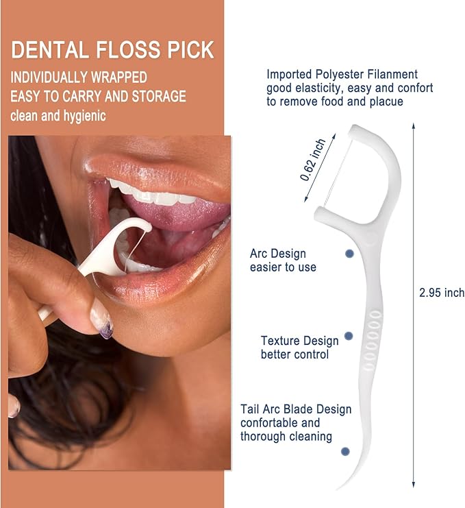 50pcs Disposable Toothbrushes with Toothpaste Floss Individually Wrapped, 2 Color Disposable Toothbrush, 10g Toothpaste, Dental Floss Pick, Bulk Toothbrush Kit for Homeless,Airbnb,Hotel