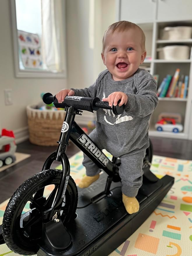 Strider 12” - Helps Teach Baby How to Ride a Balance Bicycle - for Kids 6 Months to 4 Years - Easy Assembly & Adjustments-StrideForce Fitness