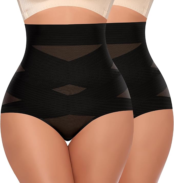 Tummy Control Shapewear Panties for Women High Waisted Body Shaper Slimming Shapewear Underwear Girdle Panty-StrideForce Fitness