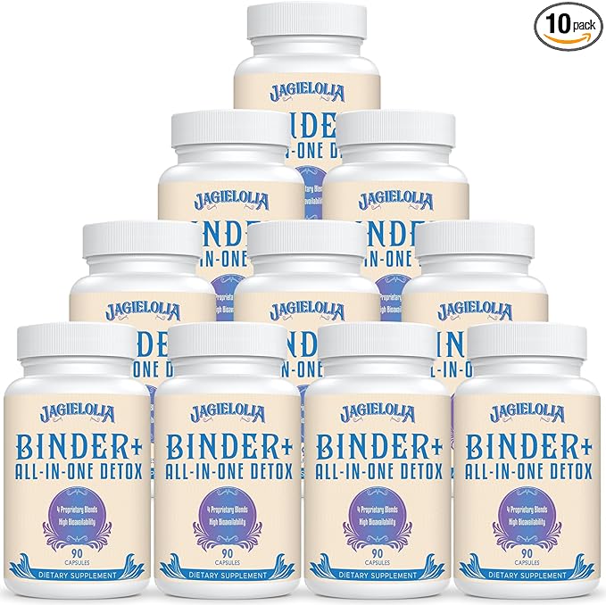 All-In-One Detox Binder Supplement 1500 MG - High Bioavailability, Liver Gut Detox Cleanse with Activated Charcoal, Zeolite & Bentonite Clay for Toxins, Liver, Digestive, 900 Vegan Capsules-StrideForce Fitness