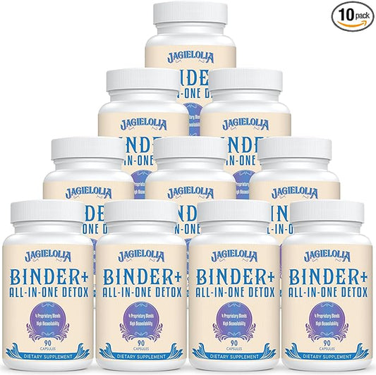 All-In-One Detox Binder Supplement 1500 MG - High Bioavailability, Liver Gut Detox Cleanse with Activated Charcoal, Zeolite & Bentonite Clay for Toxins, Liver, Digestive, 900 Vegan Capsules-StrideForce Fitness