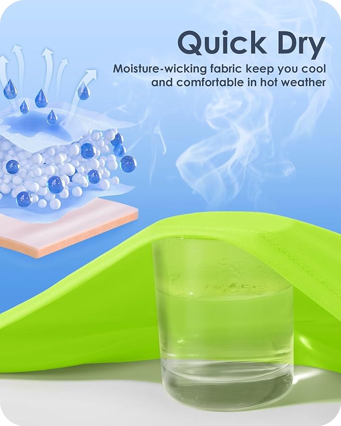 Boladeci Men's Swim Shirt Short Sleeve UPF 50+ Sun Protection SPF UV Moisture Wicking Lightweight Quick Dry Rash Guard-StrideForce Fitness