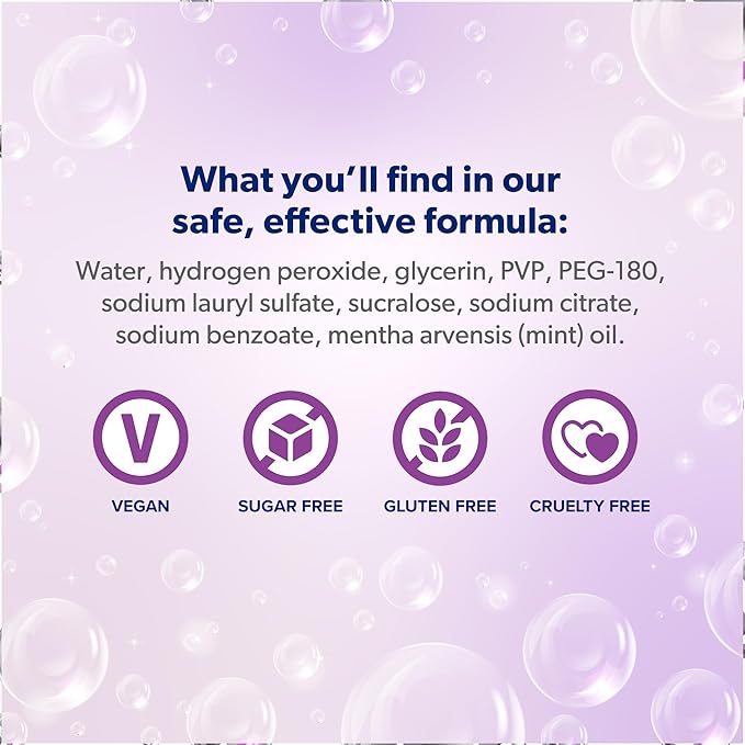 EverSmile OrthoFoam Braces Cleaner — Travel Size – Brushable Foam Whitens Teeth, Eliminates Bacteria, Fights Plaque and Bad Breath – Cleans Under Metal, Ceramic, Clear Brackets and Wires – 25ml(4 Pk)