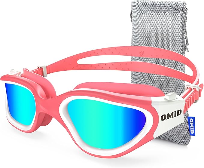 OMID Swim Goggles, P2 Polarized Swimming Goggles for Men Anti-fog Goggles Swimming for Adult Women-StrideForce Fitness