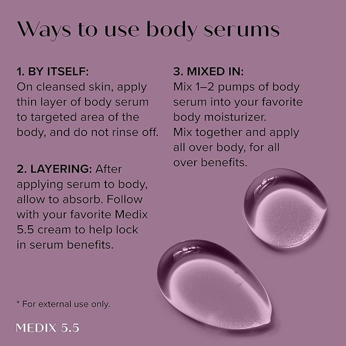 MEDIX Anti Aging Skin Care 3PC Set | Retinol Body Cream + Exfoliating AHA Glycolic Acid Foaming Face & Body Wash + Vitamin F Booster Serum, Wash + Treat + Hydrate Skincare Set-StrideForce Fitness