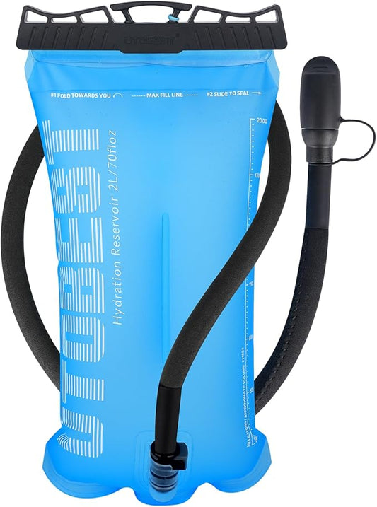 UTOBEST Hydration Bladder,TPU Water Bladder,Water Bladder for Hiking Backpack,BPA Free,Wide Opening,Leak-Proof,Water Reservoir for Hiking Cycling Camping Running-StrideForce Fitness