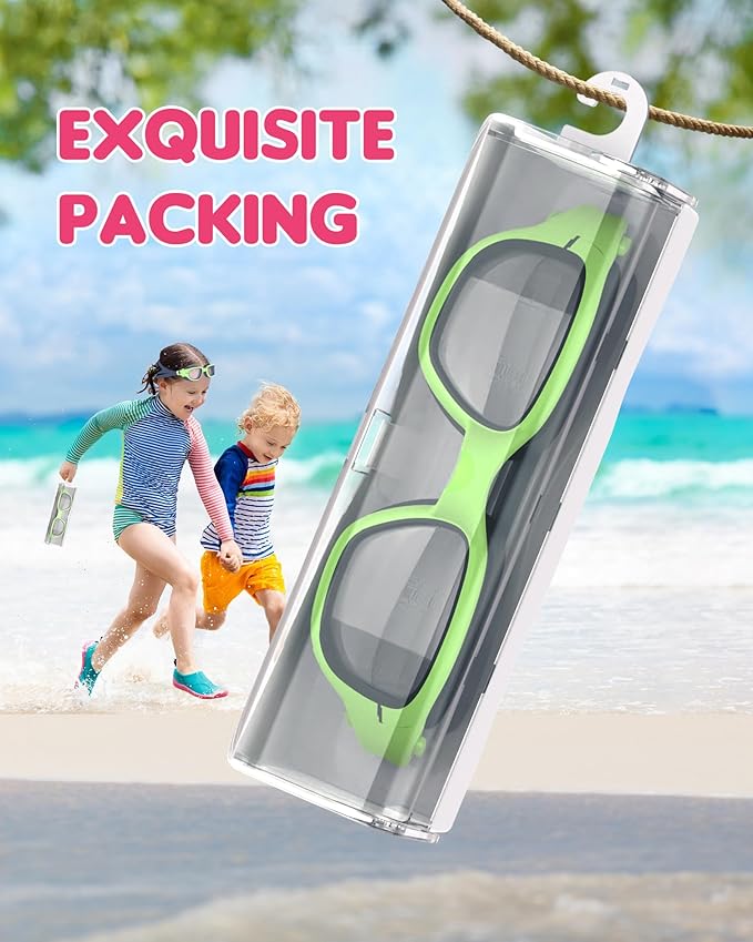 Kids Swim Goggles,Swimming Goggles for Kids 6-14, Anti-Fog UV Protection Pool Glasses for Boys Girls-StrideForce Fitness