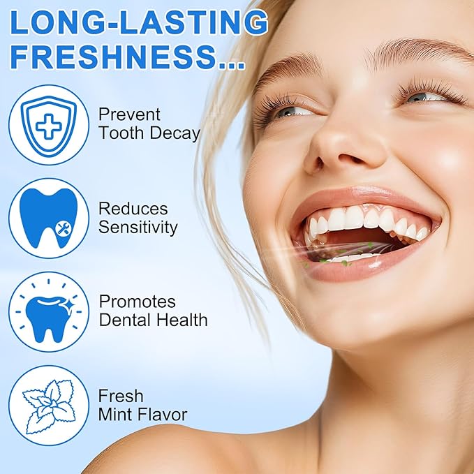 Hydroxyapatite Toothpaste for Enamel Protection and Tooth Strengthening - 9.9% Hidroxiapatita Toothpaste for Sensitive Teeth to Repair, Fluoride-Free Dental Care with Natural Mint (120g)