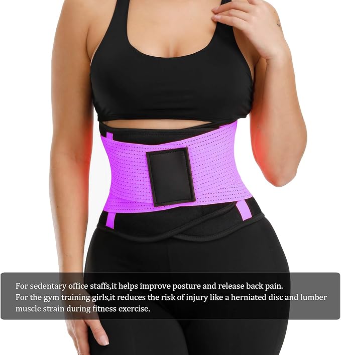 VENUZOR Waist Trainer Belt for Women - Waist Cincher Trimmer - Slimming Body Shaper Belt - Sport Girdle Belt (UP Graded)-StrideForce Fitness