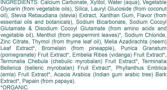 Himalaya Botanique Complete Care Whitening Toothpaste, Simply Peppermint, Fluoride Free for a Clean Mouth, Whiter Teeth and Fresh Breath, 5.29 oz, 4 Pack