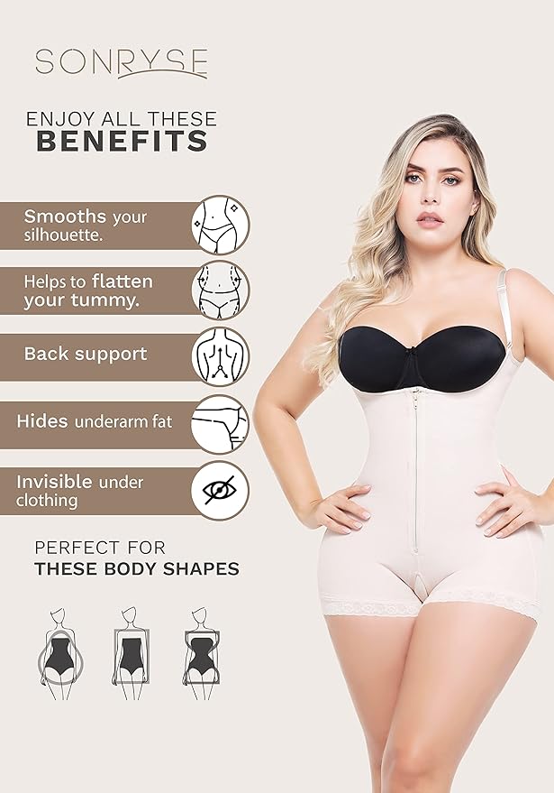 Sonryse Tummy Tuck Compression Garment for Women Fajas Colombianas Reductoras y Moldeadoras Stage 2 Faja-StrideForce Fitness