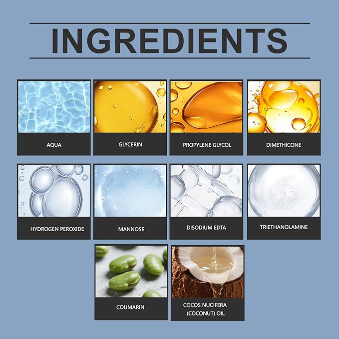 Premium Teeth Whitening Strips with Coconut Oil, Gentle Brightening Care for Sensitive Teeth, 60 Minutes Application to Enhance Your Smile, 7 Pieces