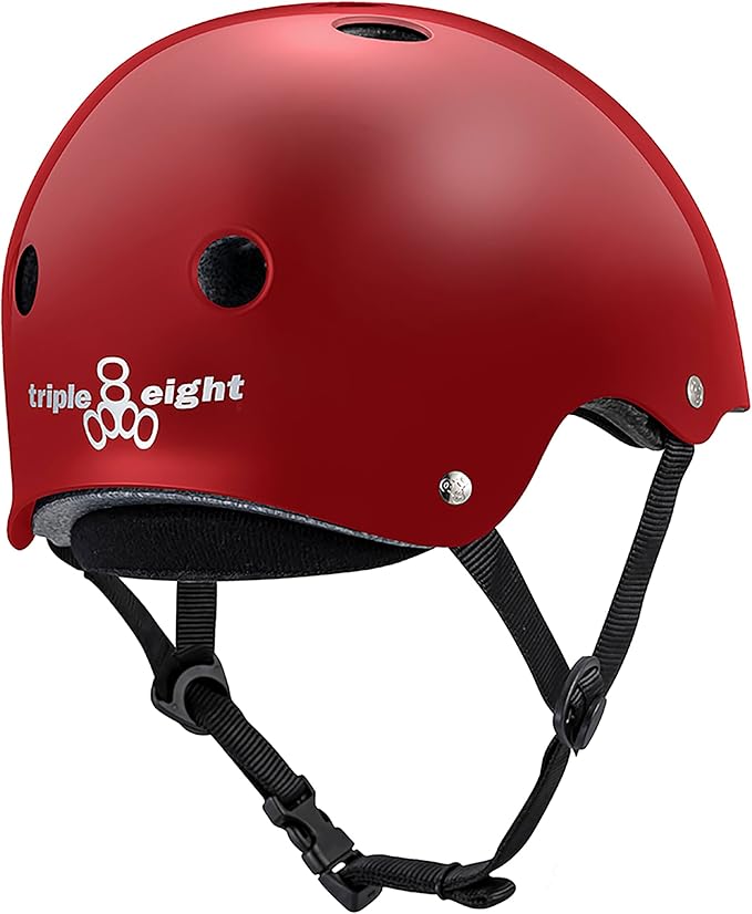 Triple Eight Deep Cover Helmet - Ideal for Skateboarding, Bicycling, BMX, and Roller Skating-StrideForce Fitness