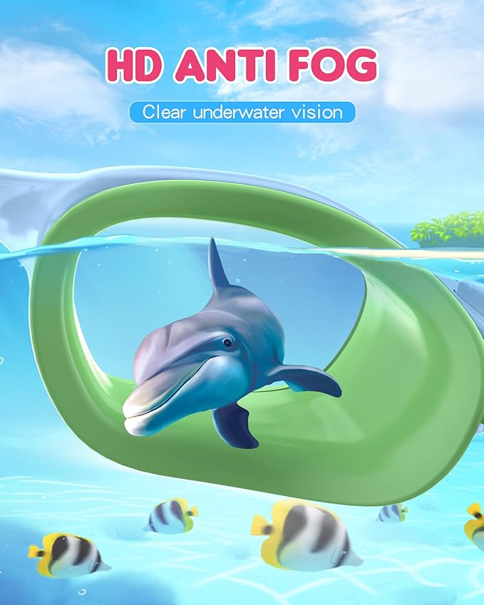 Kids Swim Goggles,Swimming Goggles for Kids 6-14, Anti-Fog UV Protection Pool Glasses for Boys Girls-StrideForce Fitness