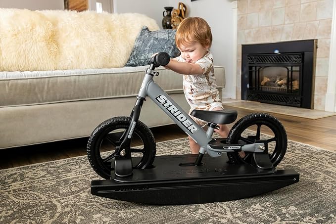 Strider 12” - Helps Teach Baby How to Ride a Balance Bicycle - for Kids 6 Months to 4 Years - Easy Assembly & Adjustments-StrideForce Fitness