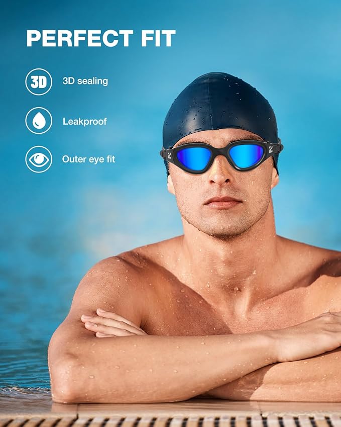 ZIONOR Swim Goggles, G1 SE Swimming Goggles Anti-fog for Adult Men Women-StrideForce Fitness