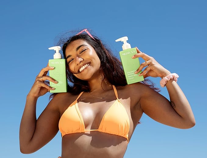 MEDIX 5.5 Coconut Oil Lotion W/ Manuka Honey Cream Skin Care Face Moisturizer & Body Cream | Firming Coconut Oil For Skin Minimizes Look Of Dry Skin, Cellulite, Stretch Marks, & Wrinkles, 2-Pack-StrideForce Fitness