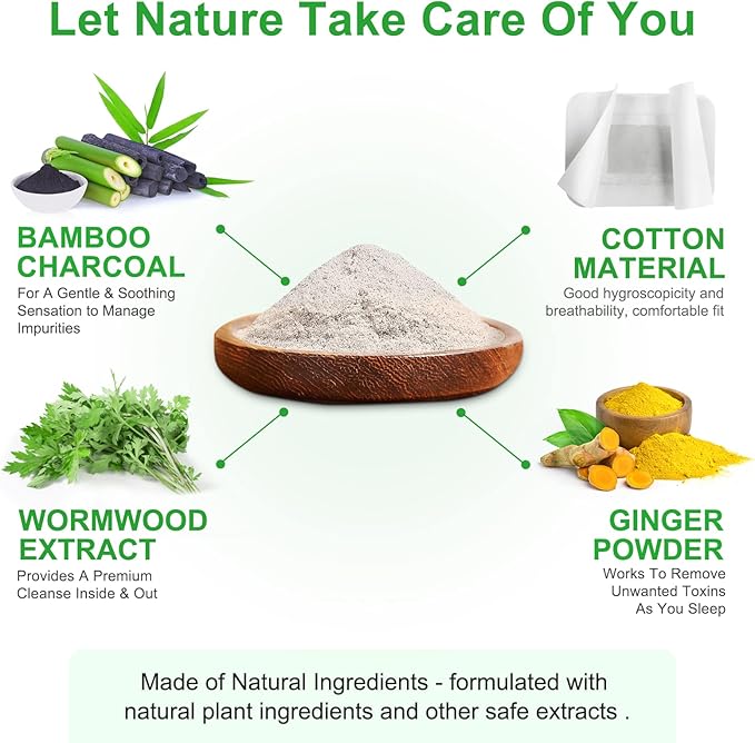 2 in 1 30PCS Foot Pads, Natural Bamboo Vinegar Ginger Powder Foot Pads-StrideForce Fitness