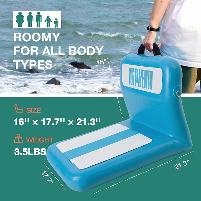 Niphean（Ultra-Light）Inflatable Paddle Board with (Beginner Friendly) StabilTrac Fin and Durable SUP Accessories, 10' Stand Up Paddle Boards for Adults & Youth, Versatile Yoga Paddle Board, Gift Ideas-StrideForce Fitness