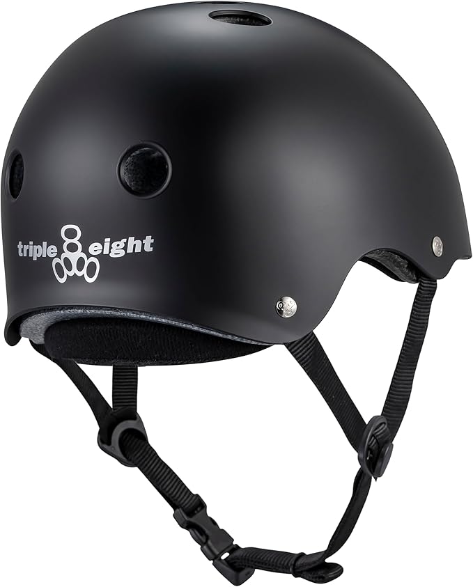 Triple Eight Deep Cover Helmet - Ideal for Skateboarding, Bicycling, BMX, and Roller Skating-StrideForce Fitness