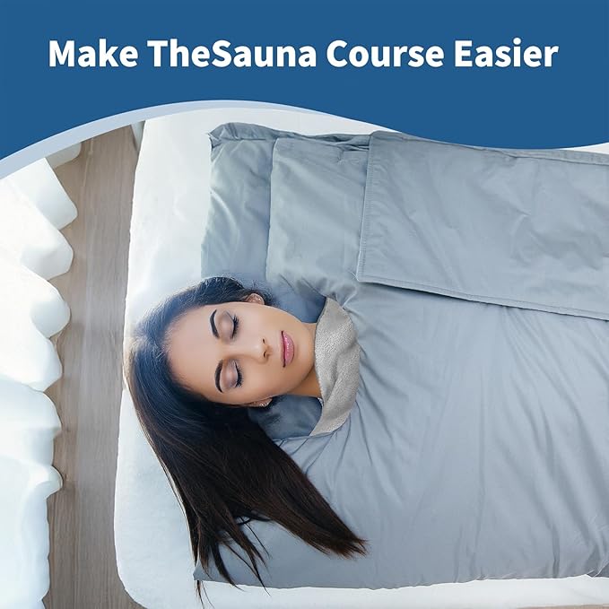 Infrared Sauna Blanket Towel Inserted 30" x 70" Reusable Machine Washable Insert Towel Easy Detoxification Simplifies Clean-Up Super Absorbent Perfect Companion for Infrared Sauna Blanket (Gray)-StrideForce Fitness