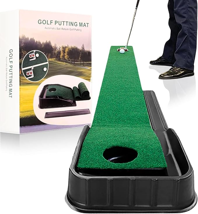 Golf Putting Mat for Various Skill Levels-StrideForce Fitness