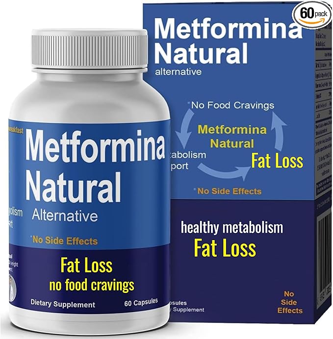 METFORMINA Natural - Weight Loss Aid - Metabolism Support - Dr Salomon (60 Capsules)-StrideForce Fitness