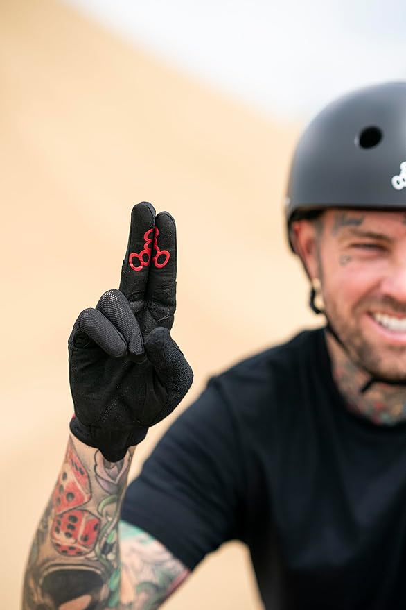 Triple Eight Exoskin Protective Gloves – Ideal for BMX and Mountain Biking-StrideForce Fitness