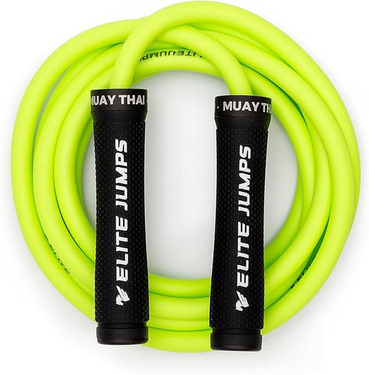 Muay Thai 3.0 Weighted Jump Rope for Men & Women - Professionally Designed for High-Intensity Training | MMA & Fitness - Full Body Workout Weighted Rope-StrideForce Fitness