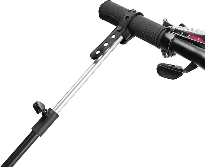 Pro Stand Plus Bike Rack - Heavy-Duty Telescoping Bicycle Stand with Tool Tray, Rotating Clamps, and Adjustable Handlebar Rod by RAD Cycle (Black)-StrideForce Fitness