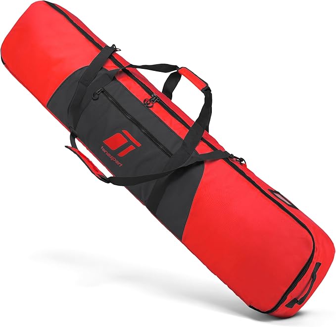Snowboard Bag For Air Travel - Padded Snowboard Bag - Waterproof and Fully Padded Snowboarding Travel Bag For Flying - Up to 165 CM Snowboards-StrideForce Fitness