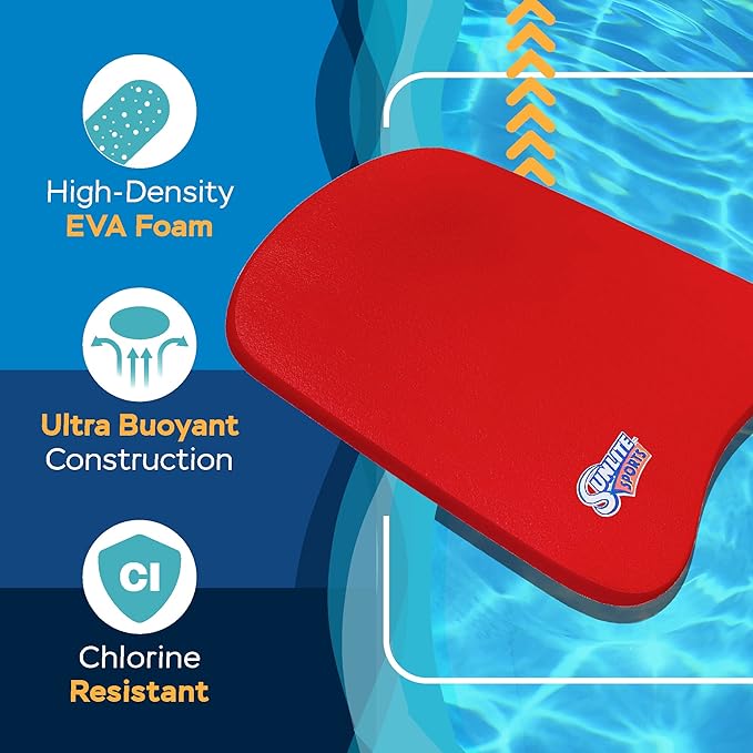 Sunlite Sports Swimming Kickboard - One Size Fits All - A Great Training Aid for Children and Adults-StrideForce Fitness