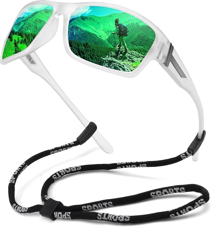 STORYCOAST Polarized Sports Sunglasses for Men Women Unbreakable Frame Cycling Fishing Driving-StrideForce Fitness