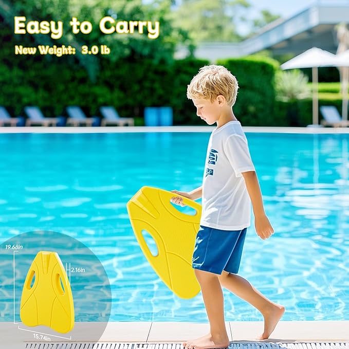 Electric Swimming Kickboard for Kids,Motorized Swim Board with Water Gun, Motorized Swim Training for Children Adults,60N Thrust,198 lbs Buoyancy,25V Rechargeable Battery,Age 41 Months up-StrideForce Fitness