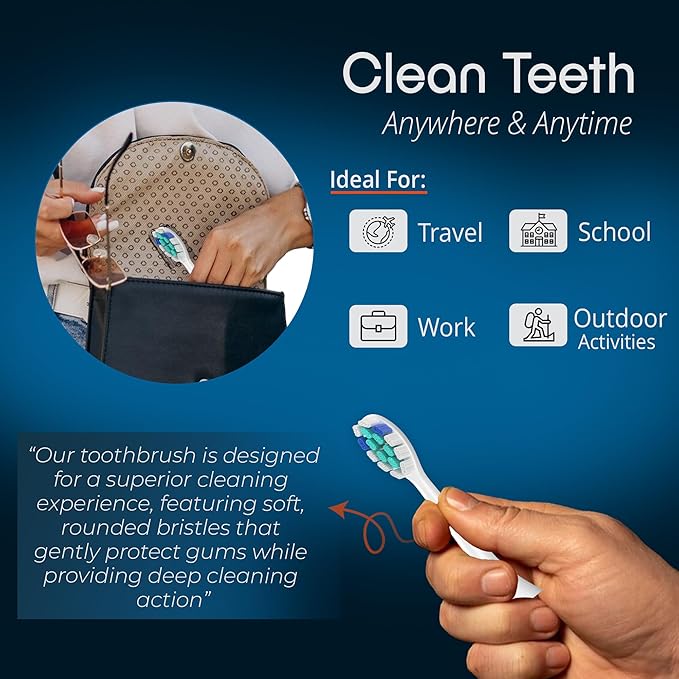 Replacement Toothbrush Heads Compatible with Philip Sonicare Electric Toothbrushes C2, 4100 -Pack of 8 Sonicare Replacement Heads with Soft Dupont Bristles for Deep Cleaning, Gum Care & Plaque Removal