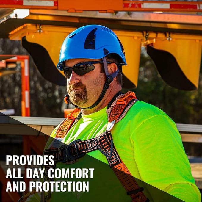 Malta Dynamics APEX Type 2 Safety Helmet – OSHA and ANSI Z89.1 Compliant Safety Hard Hats for Construction Workers and Vented Helmet for Head Protection-StrideForce Fitness