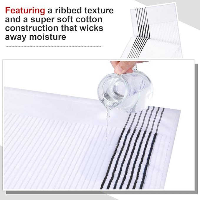 Mixweer Caddy Golf Towel 22" x 42" Large Caddy Towel Camping Sport Towels Cotton Soft Towels for Man Golf Lovers-StrideForce Fitness