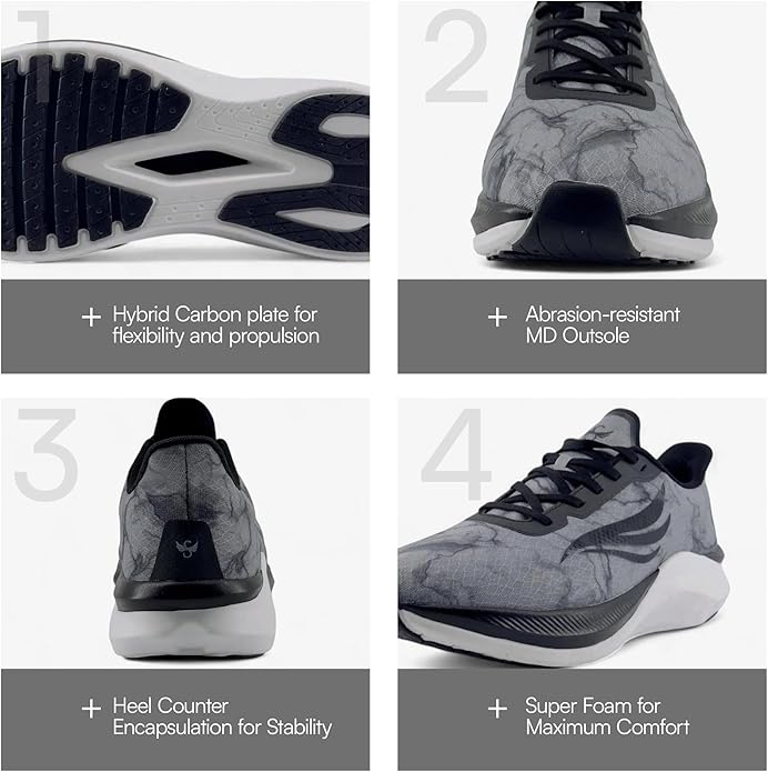 Swift Running Celer Men's Lightweight Running Shoes Comfortable Sneakers for Walking, Daily Runs, and All-Day Wear-StrideForce Fitness